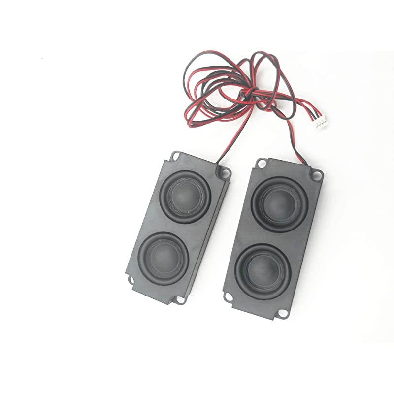 Double a Horn 1Pair 5Watt 8 Ohm 4Pin JSTXH Black Ractangle Notebook Tablet PC Audio Magnet Speaker Amplifier Loudspeaker 100mm x 45mm
