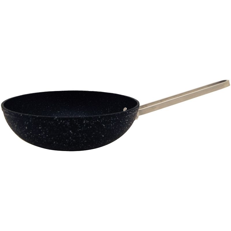 The Rock Wok Pan with Stainless Steel Wire Handle - 7.25"
