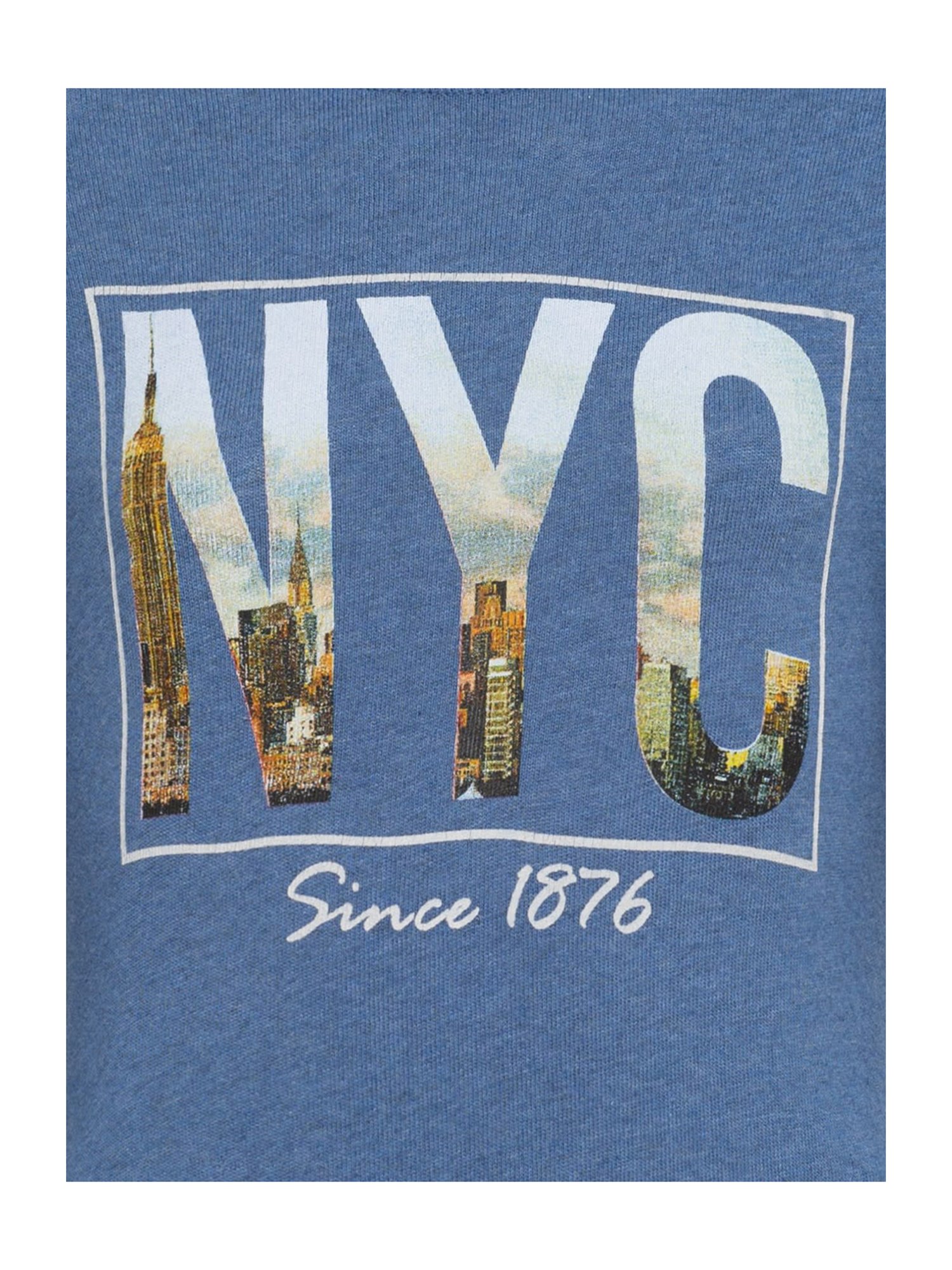 Jockey Kids Blue Printed UB58 Sweatshirt