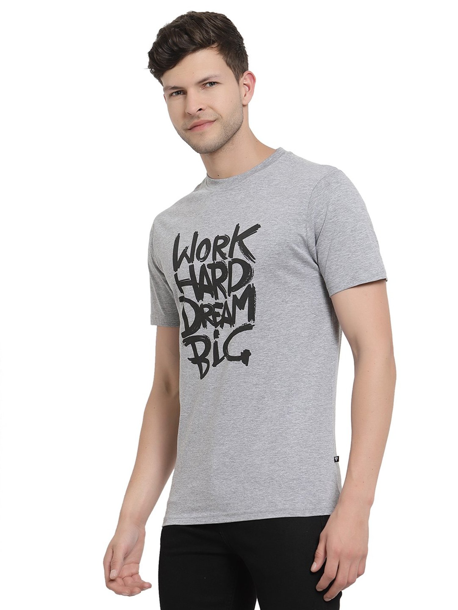 Proteens Grey Printed T-Shirt