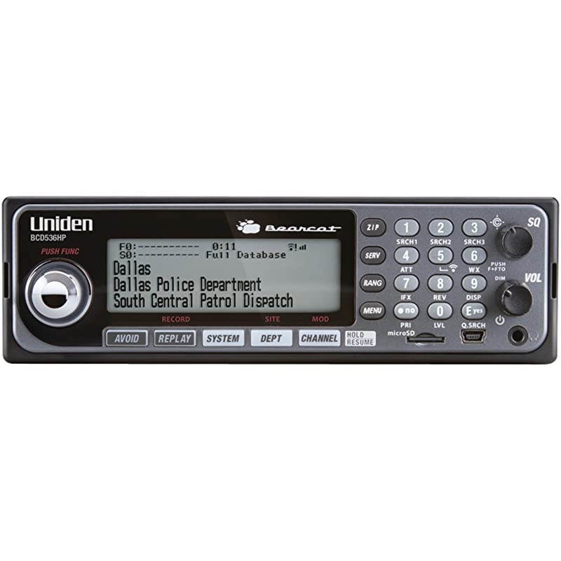 BCD536HP HomePatrol Series Digital Phase 2 Base/Mobile Scanner with HPDB and Wi-Fi & (BC23A) Bearcat 15-Watt Amplified External Communications Speaker