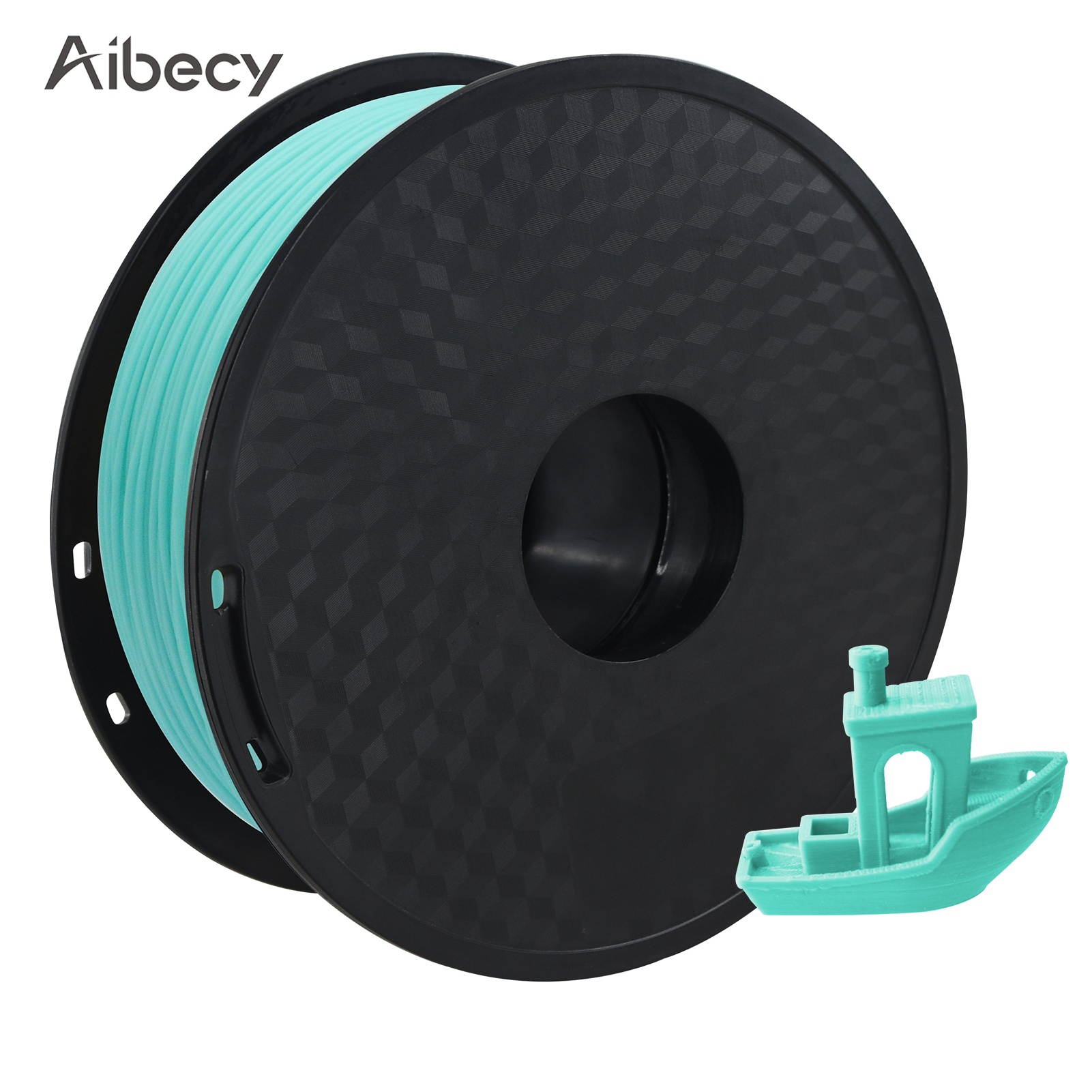 Aibecy PLA 3D Printer Filament 1.75mm Dimensional Accuracy +/- 0.02mm 1kg(2.2lbs) Spool, Blue