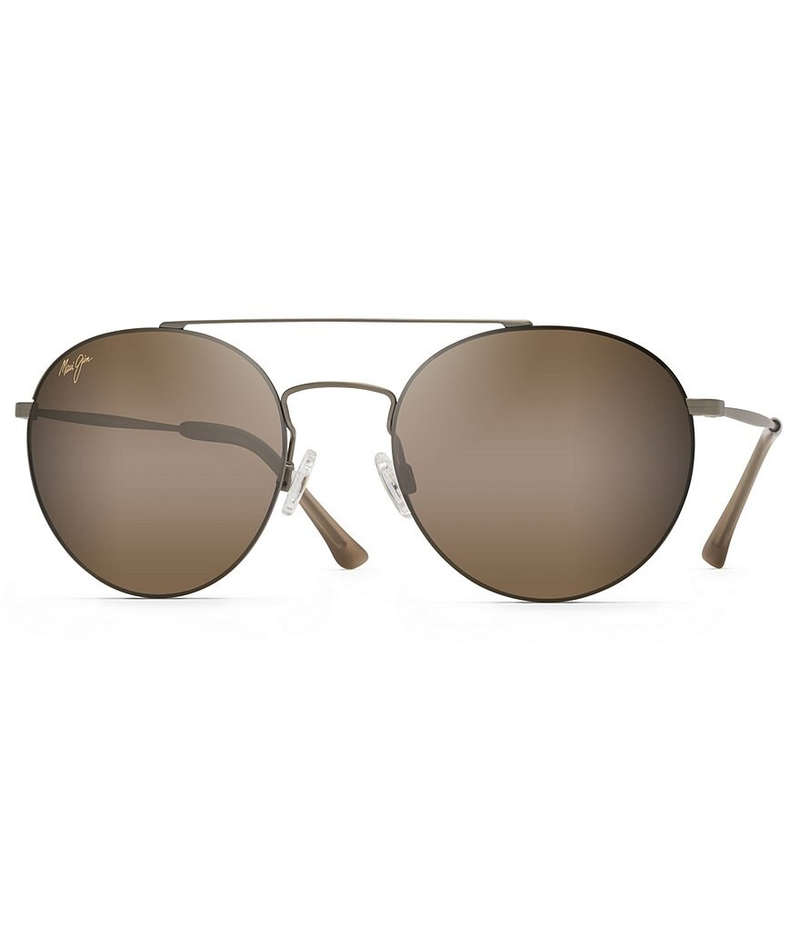 Maui Jim Pele's Hair PolarizedPlus2&reg; Round Aviator 53mm Sunglasses