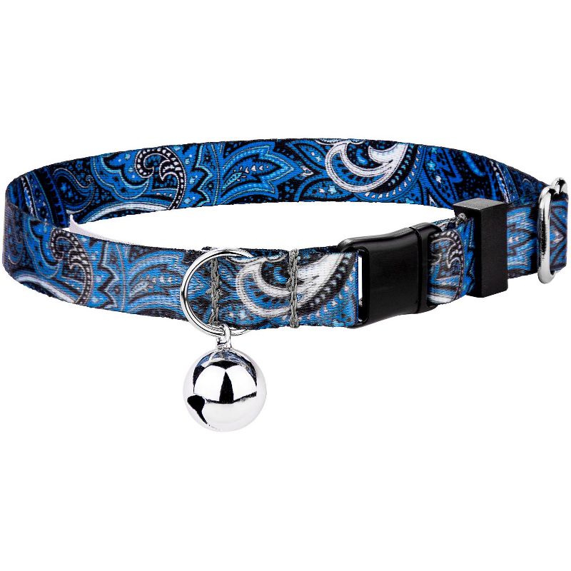Country Brook Petz(R) Blue Paisley Cat Collar