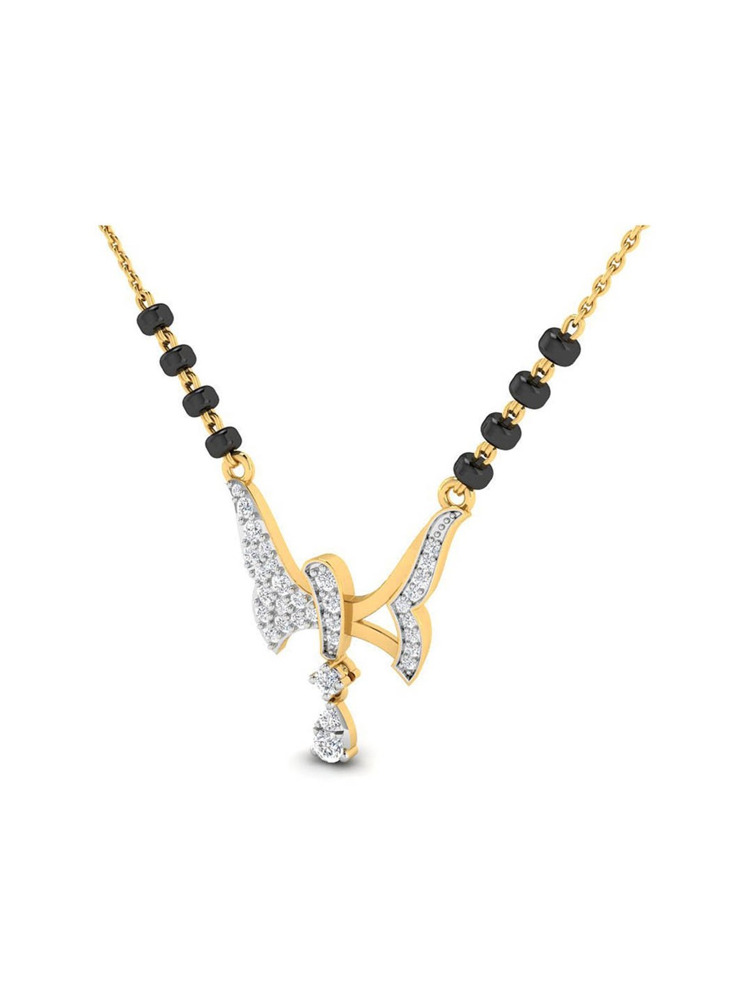 Waman Hari Pethe Jewellers 18k Gold & Diamond Mangalsutra for Women
