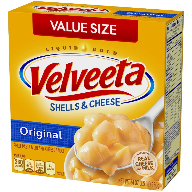 Kraft Velveeta Shells and Cheese Family Size Original 24oz