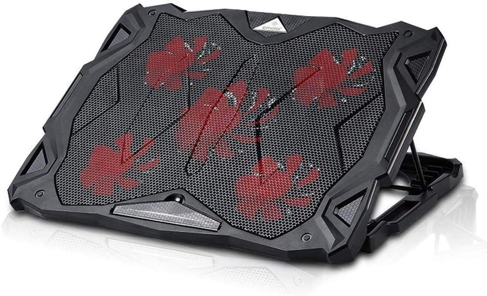 YLHXYPP 11-17 Inch Laptop Cooler Cooling Pad - Slim Portable USB Powered (5Fans)