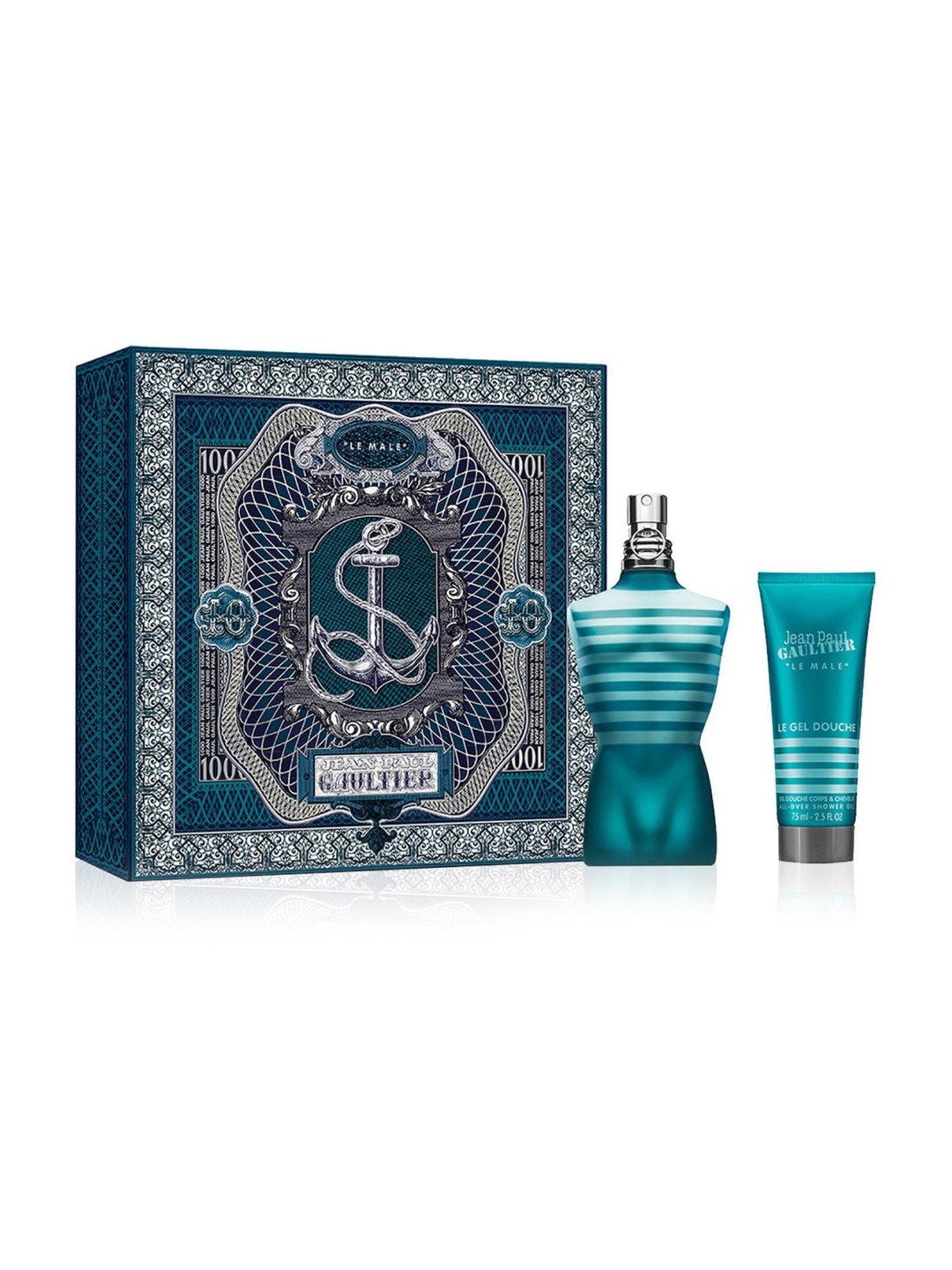 Jean Paul Gaultier Le Male Eau de Toilette & All Over Shower Gel Combo
