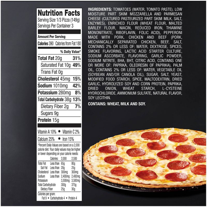 Red Baron Thin Crust Pepperoni Frozen Pizza - 15.77oz