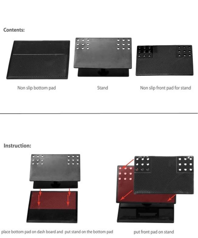 Car Dashboard Sticky Holder Dash Stand Mount for LG V20 V30 - Motorola Droid Turbo 2, Moto Z Droid Force Droid Z2 Force - Samsung Galaxy J3 J5 J7, Note 3 4 5 Edge Note8, S5 S6 Edge Edge+ S7