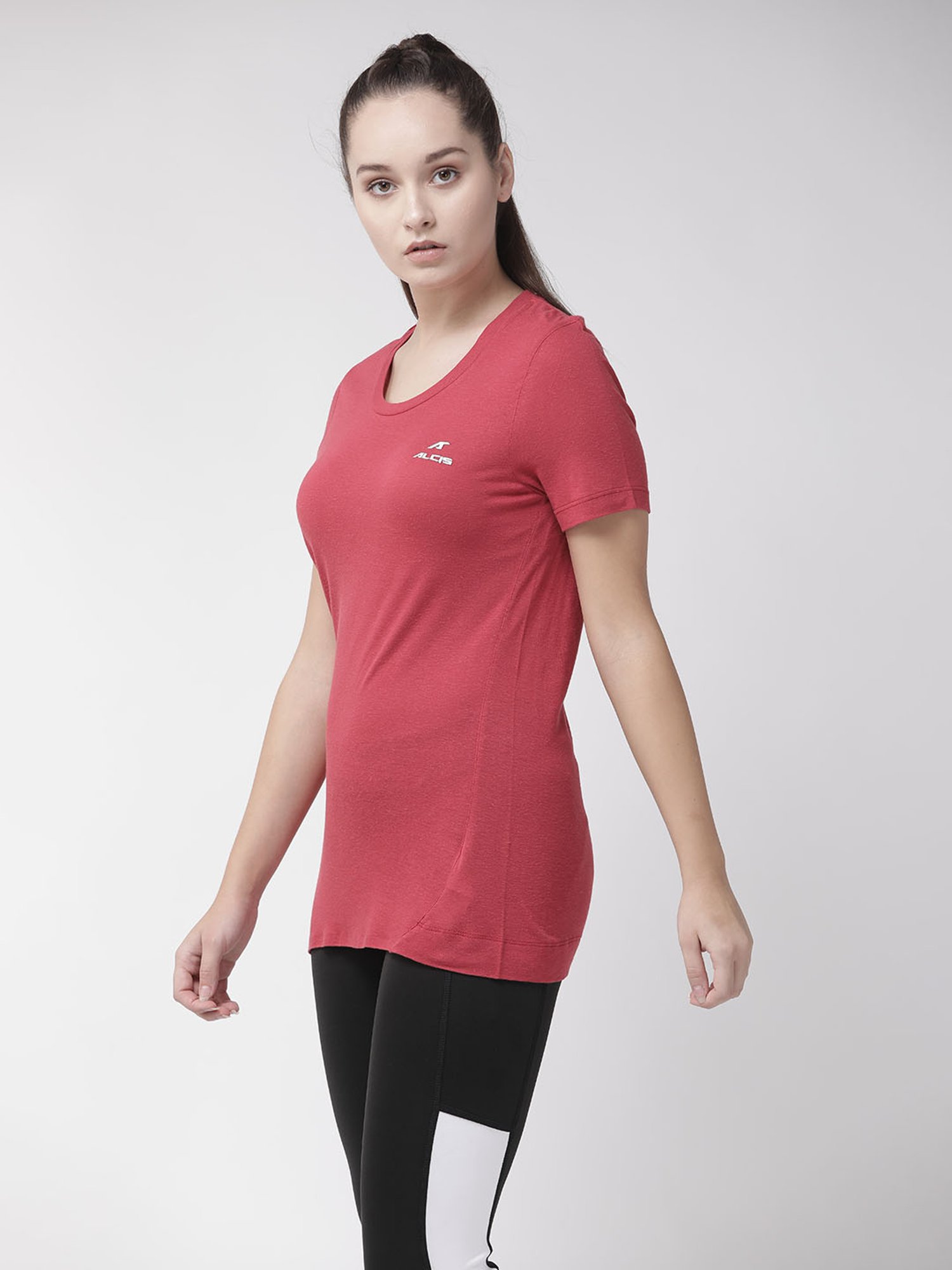 ALCIS Red Regular Fit Tee