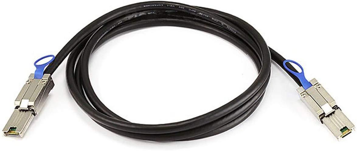 Monoprice 2m 28AWG External Mini SAS 26pin (SFF-8088) Male to Mini SAS 26pin (SFF-8088) Male Cable - Black