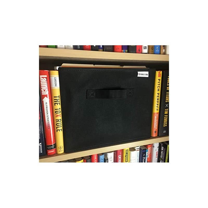 File Storage Box 12.5 x 9.5 x 9.5 Holds Hanging File Folders and Letter Size Files. Fits on Shelf or in Many Drawers.