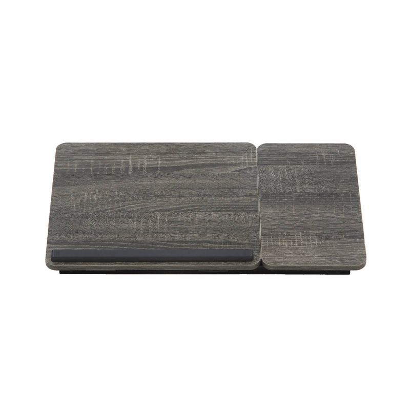 Core Laptop Tray Table Gray Oak/Black - Jamesdar