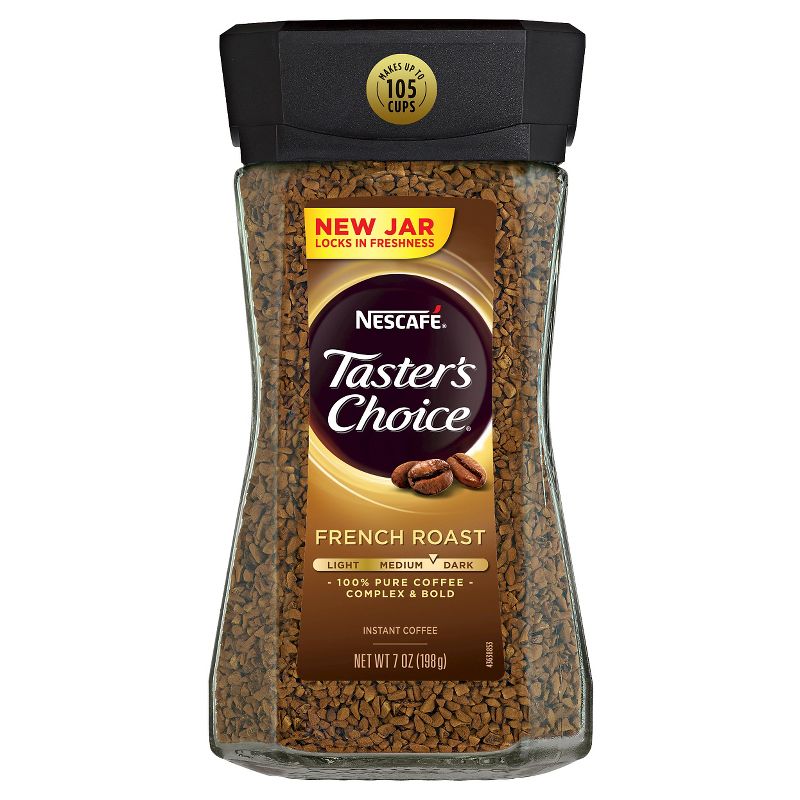 Nescafé Taster's Choice French Roast Medium Dark Roast Instant Coffee - 7oz