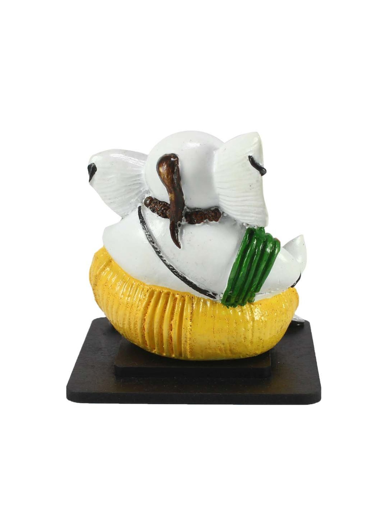 eCraftIndia Decorative Lord Ganesha Showpiece for Car Dashboard, Home Temple and Office Desks