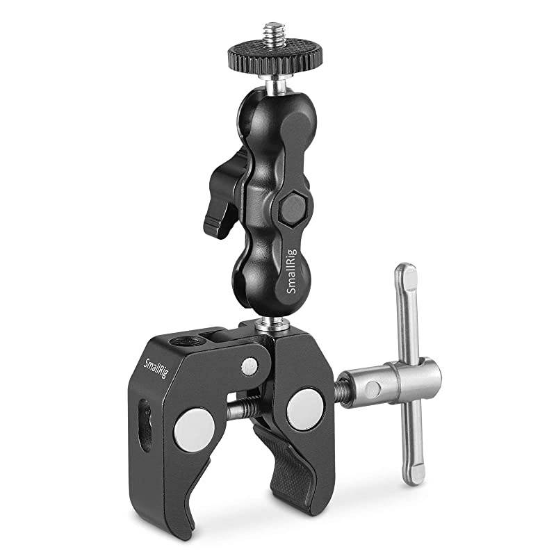 MultiFunctional Ballhead Clamp Double Ball Adapter with Bottom Clamp 2164