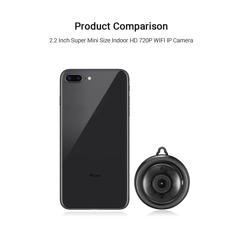 Mini Wifi IP Camera HD 1080P Wireless Indoor Camera Night Vision Two Way Audio Motion Detection Home Security Baby Monitor