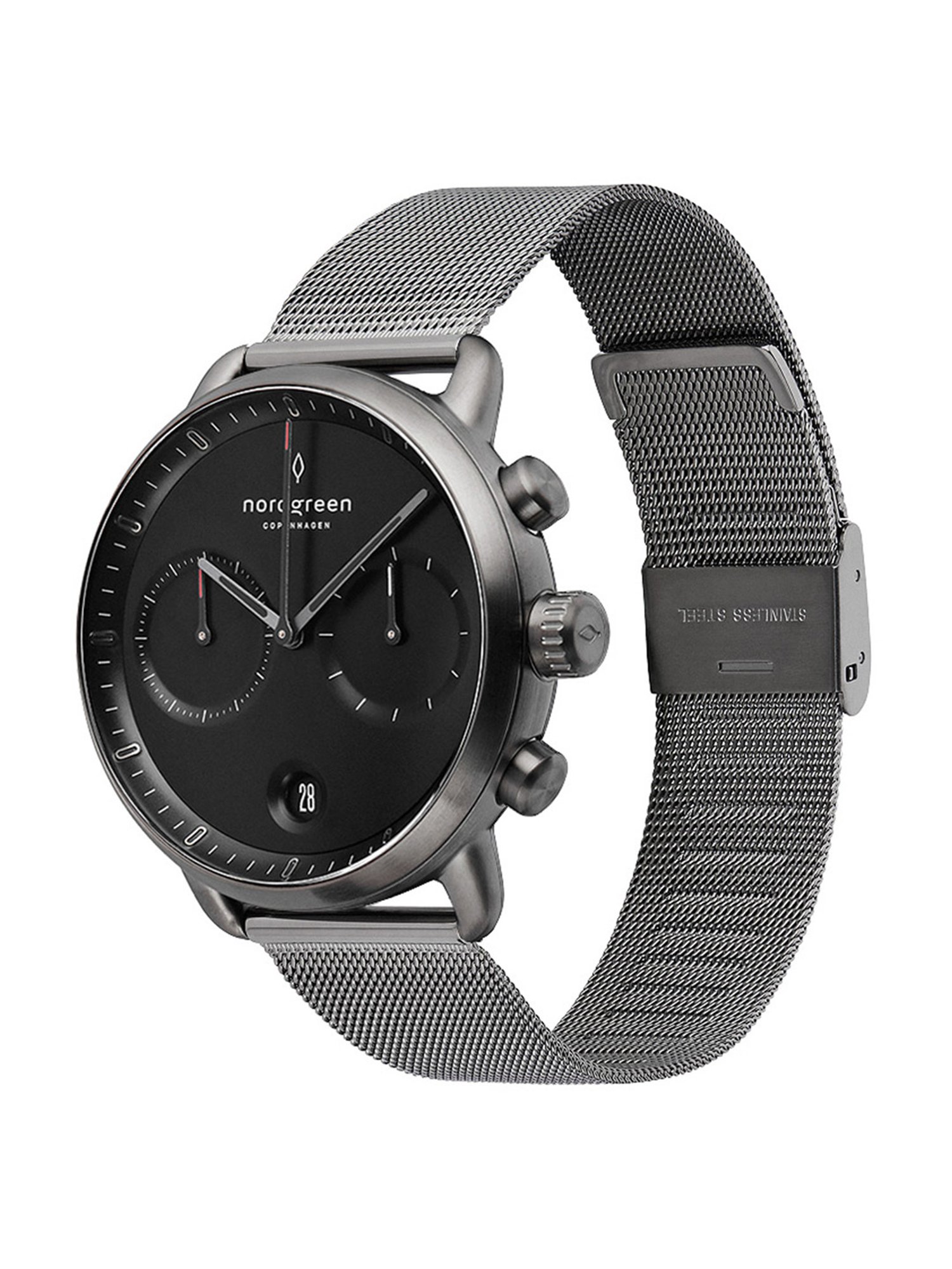 NORDGREEN PI42GMMEGUBL Pioneer Chronograph Watch For Men