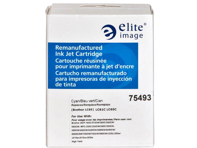 Elite Image 75493 Cyan Ink Cartridge