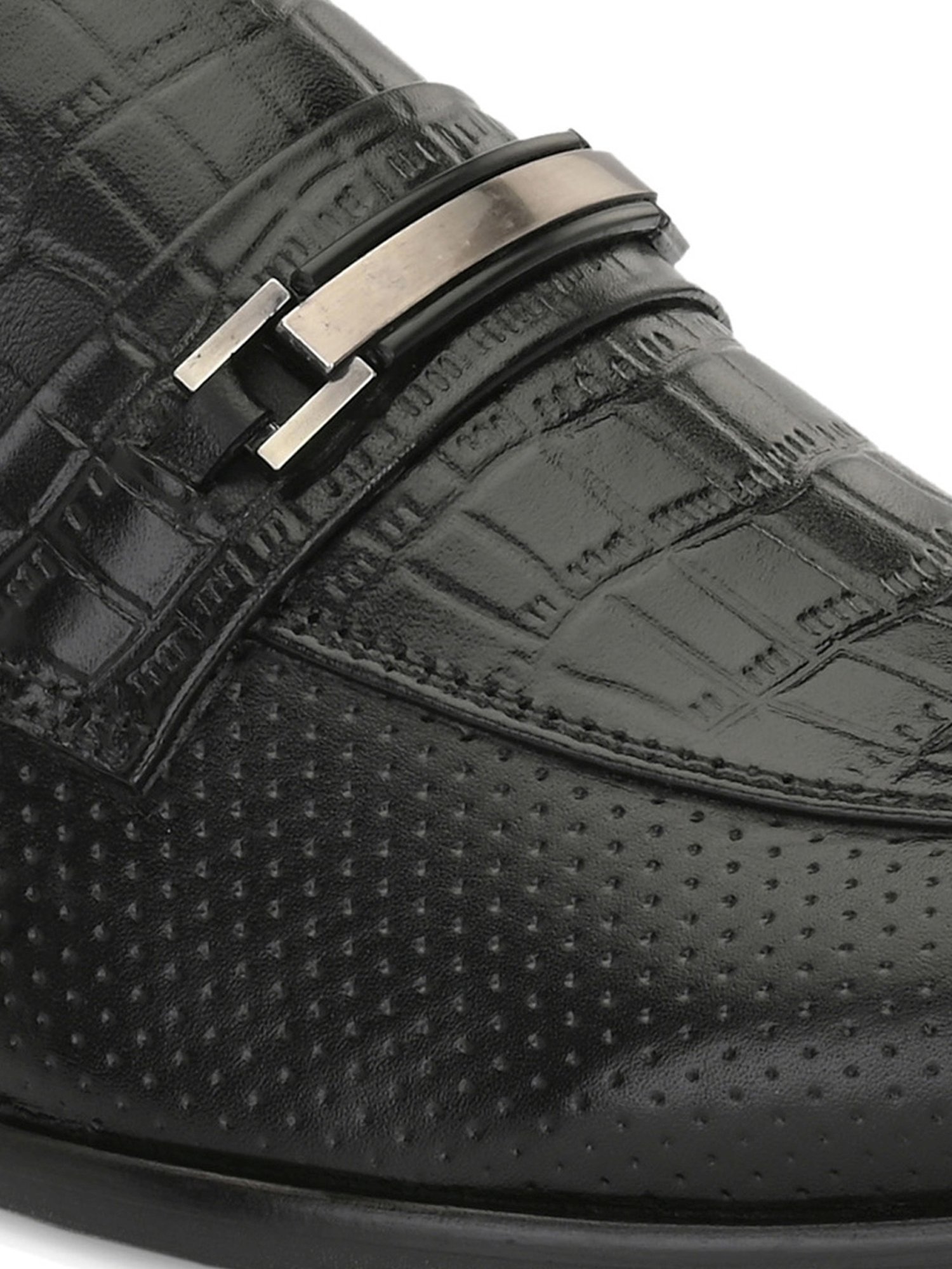 Clog London Men's Black Formal Loafers