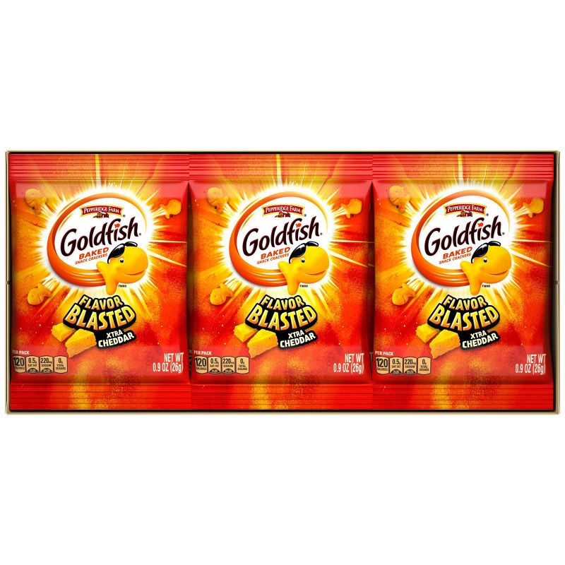 Pepperidge Farm Goldfish Flavor Blasted Extra Cheddar - 12ct