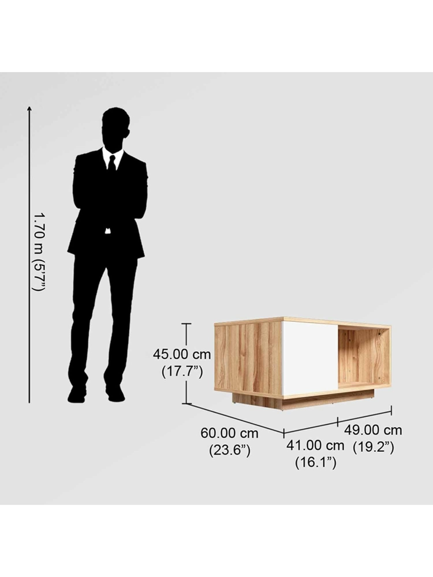 Godrej Interio Harmony Brown Engineered Wood Coffee Table