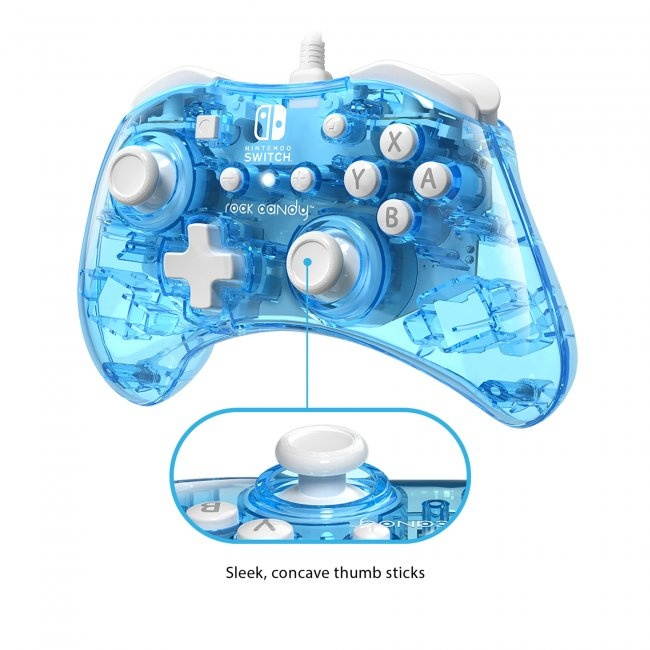 PDP 500-181-NA-PR Rock Candy Wired Controller For Nintendo Switch - Cosmoberry