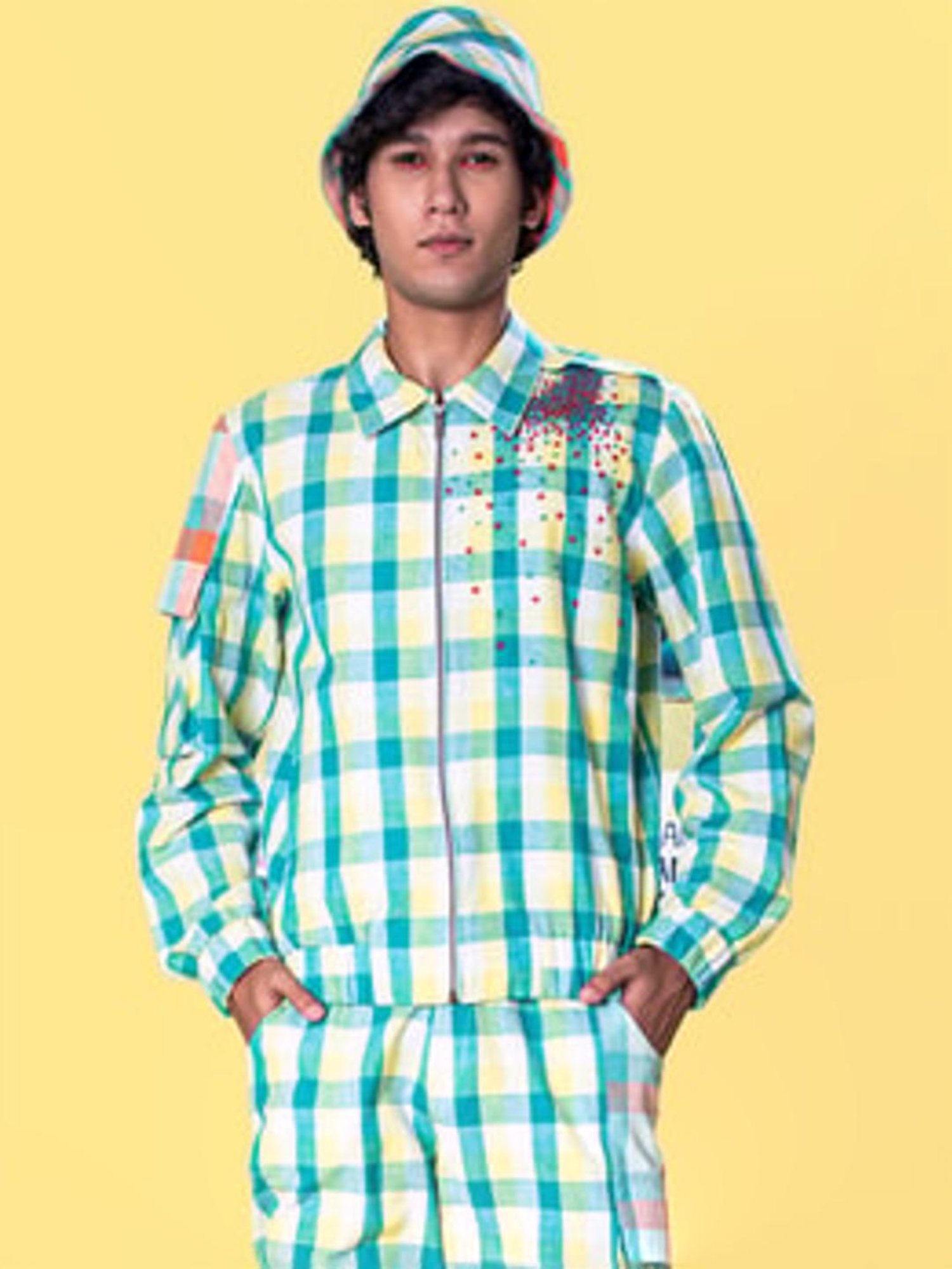 Anushe Pirani Yellow Of Myriad Minds Bomber Jacket