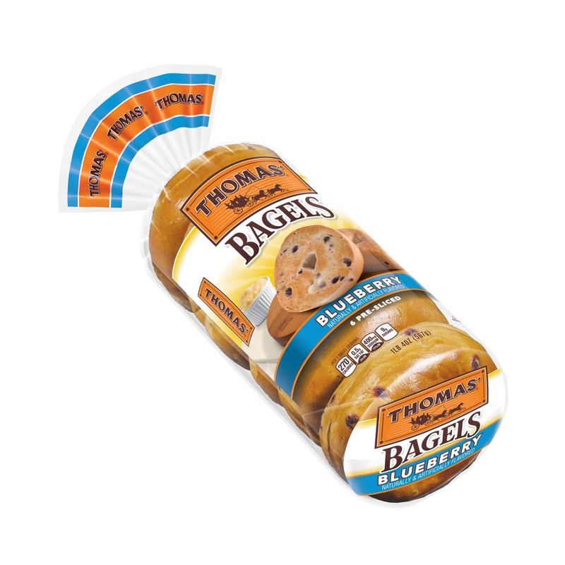 Thomas' Blueberry Bagels - 20oz/6ct