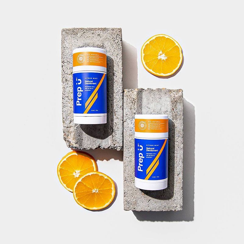 Prep U Natural Deodorant - Citrus Mint - 2.5oz