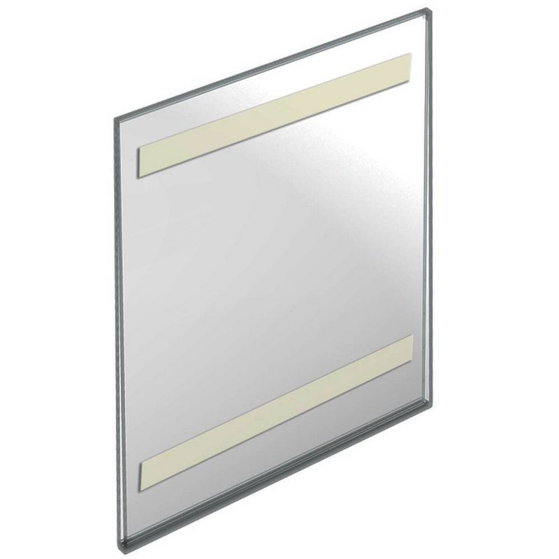 Azar Displays 8.5" X 11" 10pk Acrylic Vertical Wall Mount Sign Holder with Adhesive Tape