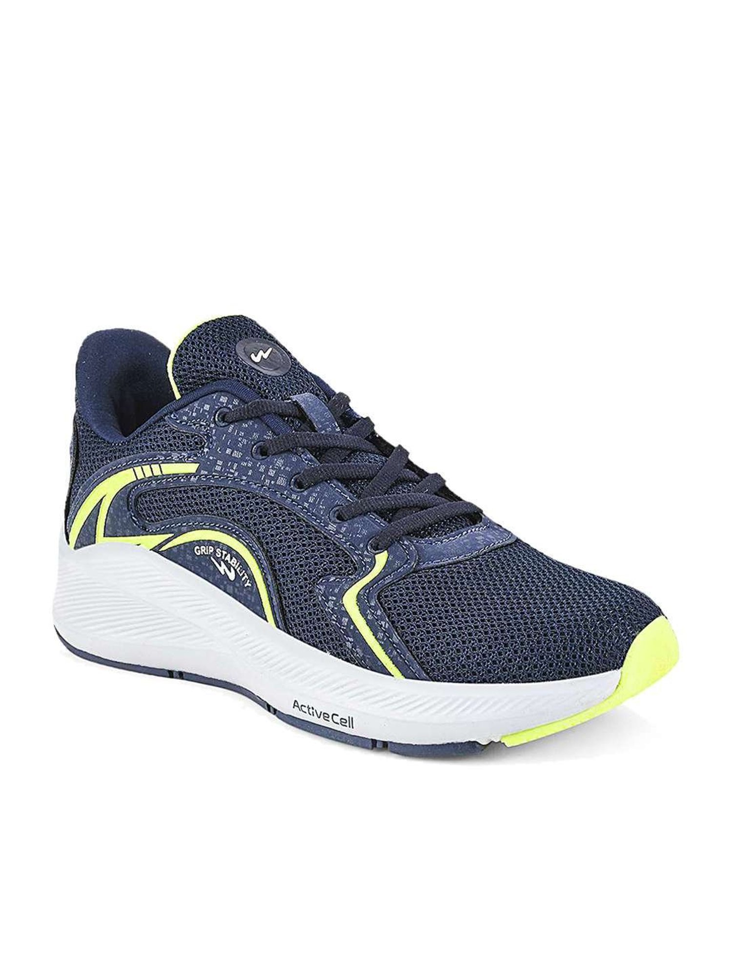 Campus Kids PENNY CH Navy & Green Running Shoes
