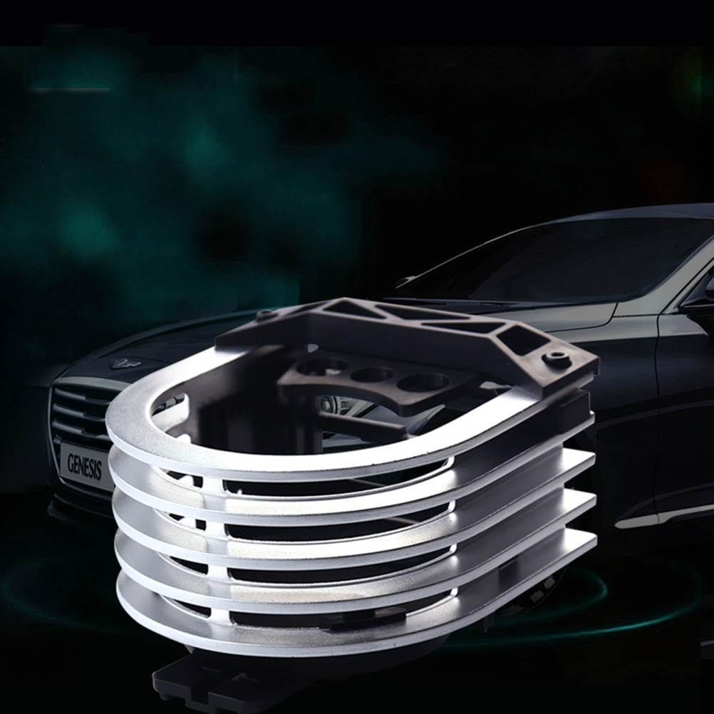 Universal Air Vent Auto Car Truck Stand Holder Folding Drink Bottle Cup Holder (Silver)