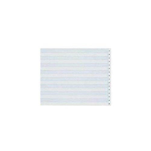 Sparco Computer Paper 20 Lb 14-7/8"x11" 2400/CT 1/2" Blue Bar 02180