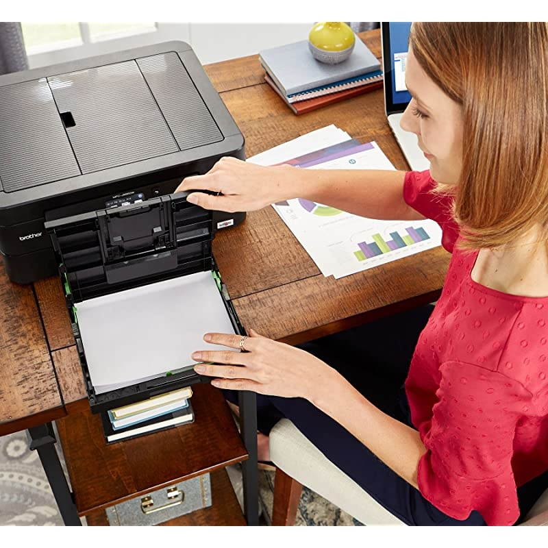 Wireless AllInOne Inkjet Printer MFCJ895DW MultiFunction Color Printer Duplex Printing NFC One Touch to Connect Mobile Printing  Dash Replenishment Enabled