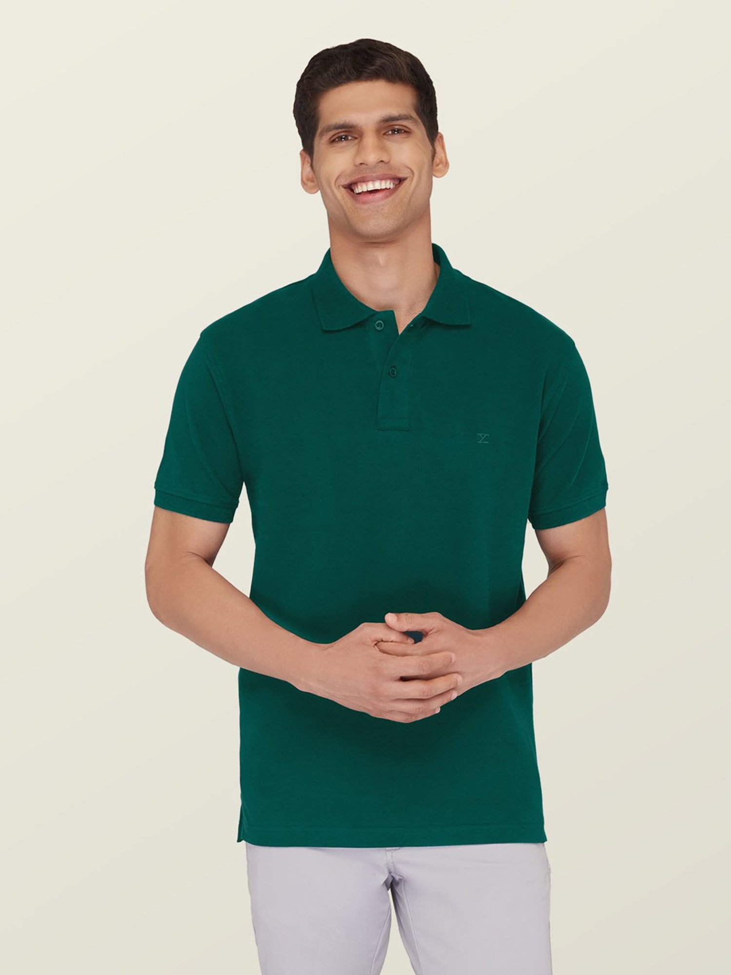XYXX Dark Green Polo T-Shirt