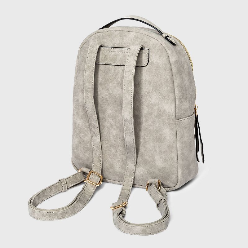 VR NYC Multi Pocket Backpack - Light Gray
