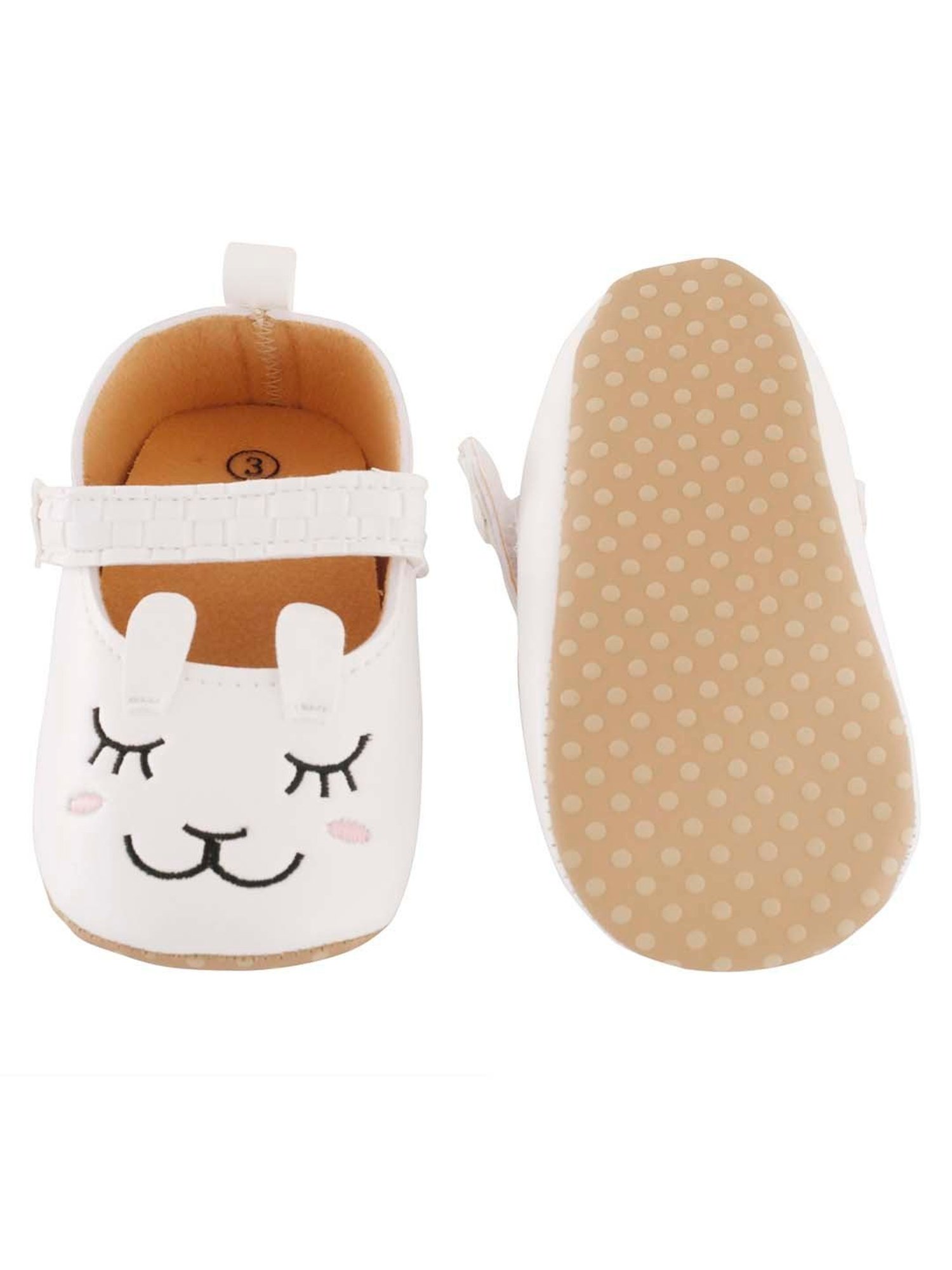 Baby Moo Kids White Mary Jane Shoes