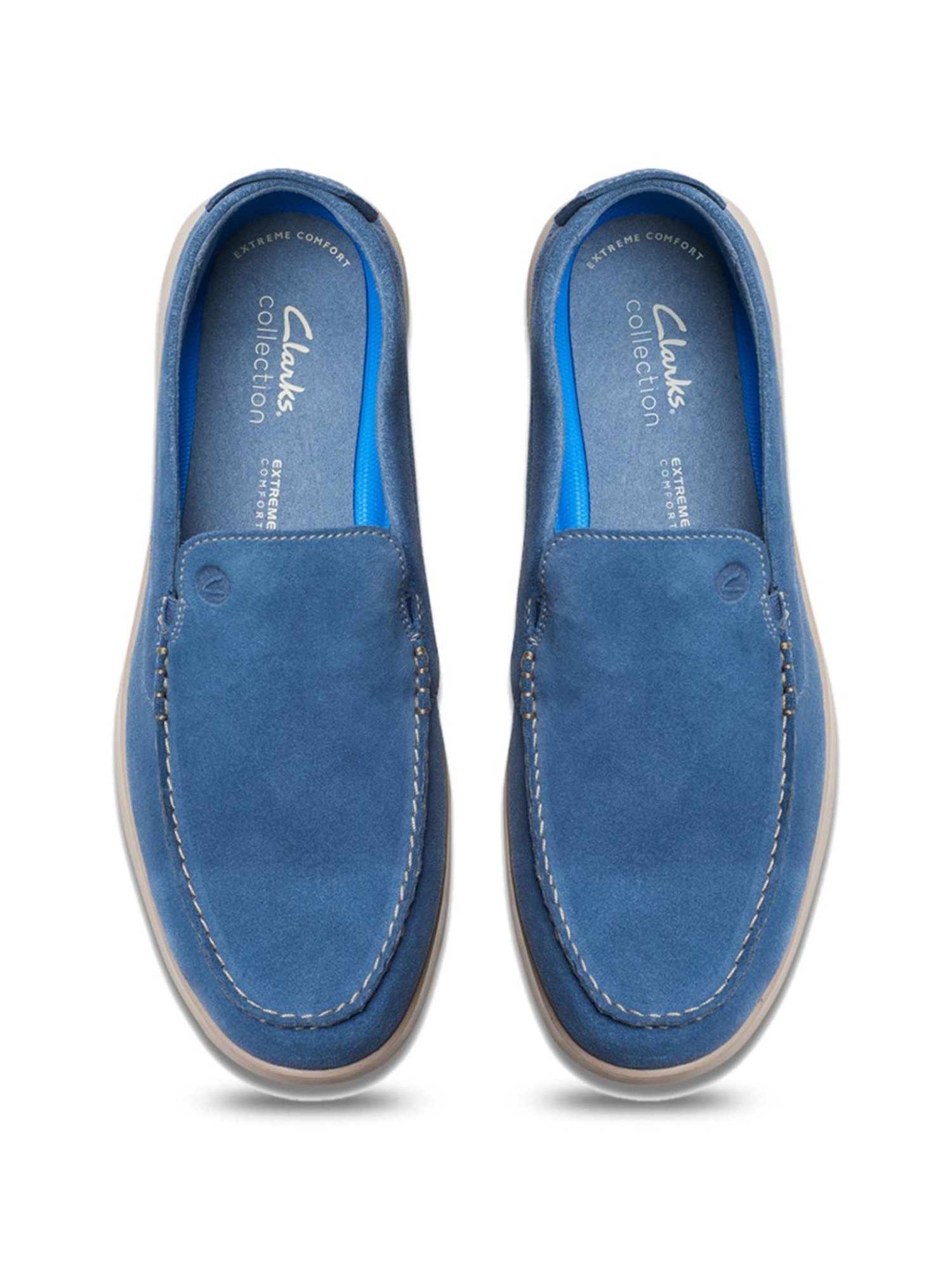 Clarks Men's Flexway Step Blue Loafers