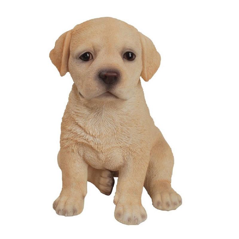 6.5" Polyresin Labrador Puppy Statue Yellow - Hi-Line Gift
