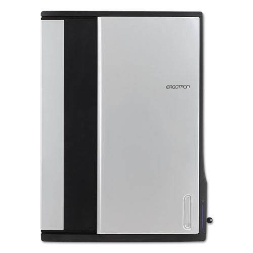 Ergotron Zip12 Charging Wall Cabinet - Up to 12" Screen Support - 44.40 lb Load Capacity - 35.6" Height x 26.4" Width x 5.9" Depth - Wall Mountable - Steel - Black, Silver