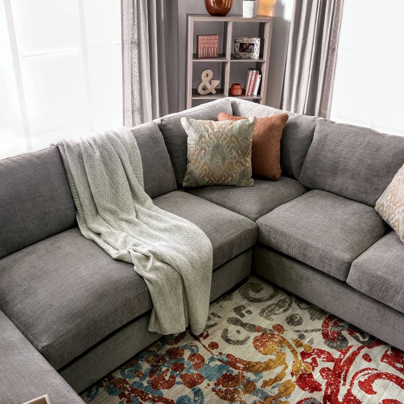 Anderton Track Arm Sectional Gray - miBasics
