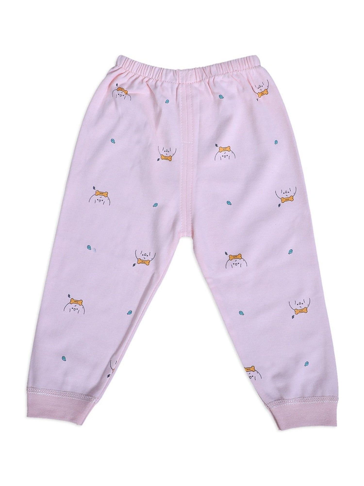 Baby Moo Boys Pink Cotton Printed Full Sleeves Shirt Set