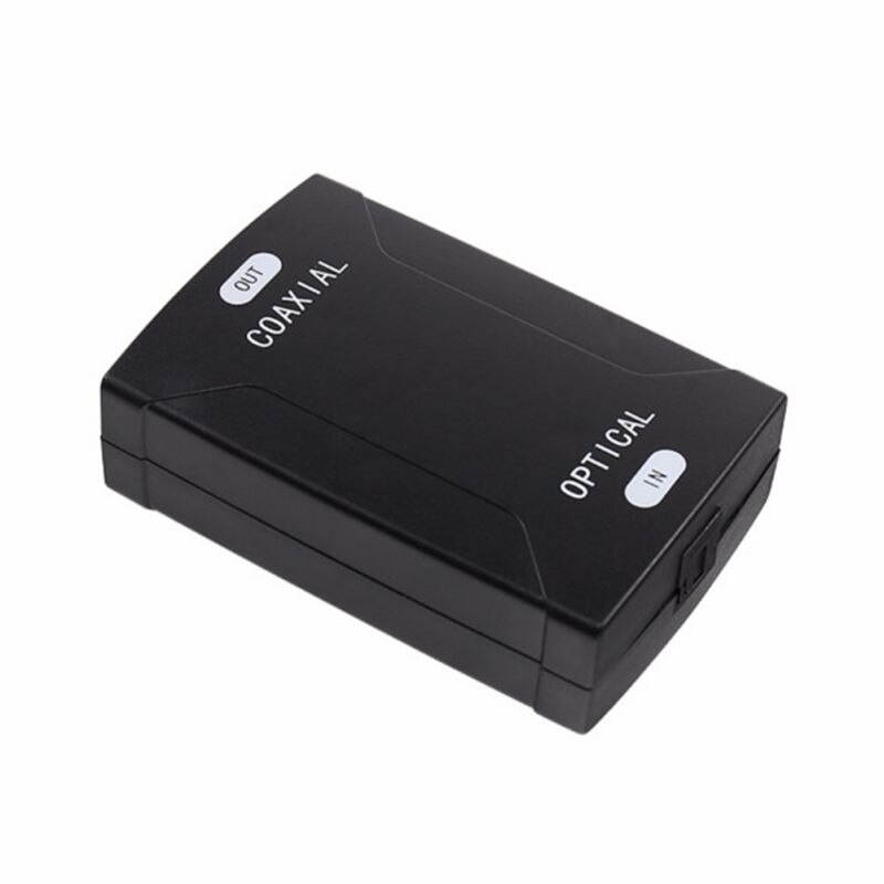 Digital Optical To Coaxial Audio Converter Optical Input To Coaxial Digital Audio Output With DVD For PS4 Xbox To Amplifier hot (1 pcs)