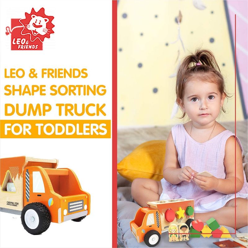 Leo & Friends Shape Sorting Dump Truck