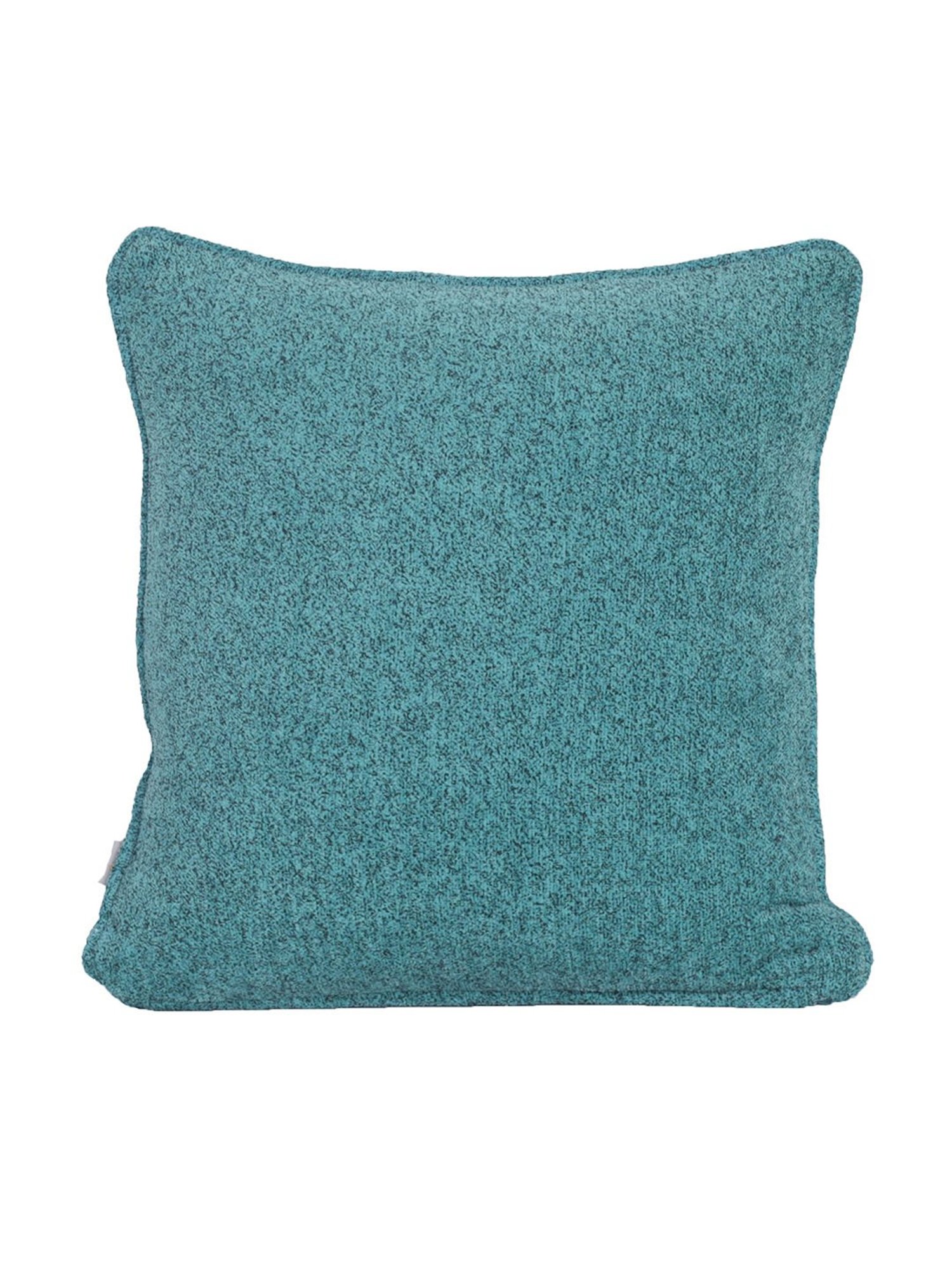 Maspar Colorart Charlotte Solid Green 110 TC Cotton Blend Cushion Cover