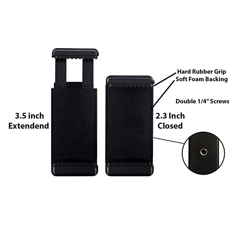 65 inch Flexible Tripod with Universal Mount for All Smartphones amp an eCostConnection Microfiber Cloth