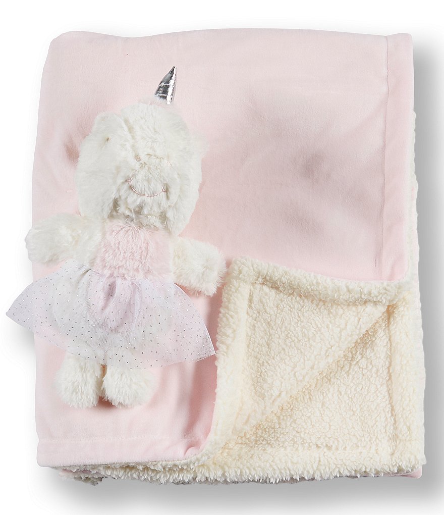 Kyle & Deena Baby Girl Blanket & Plush Toy Two-Piece Set