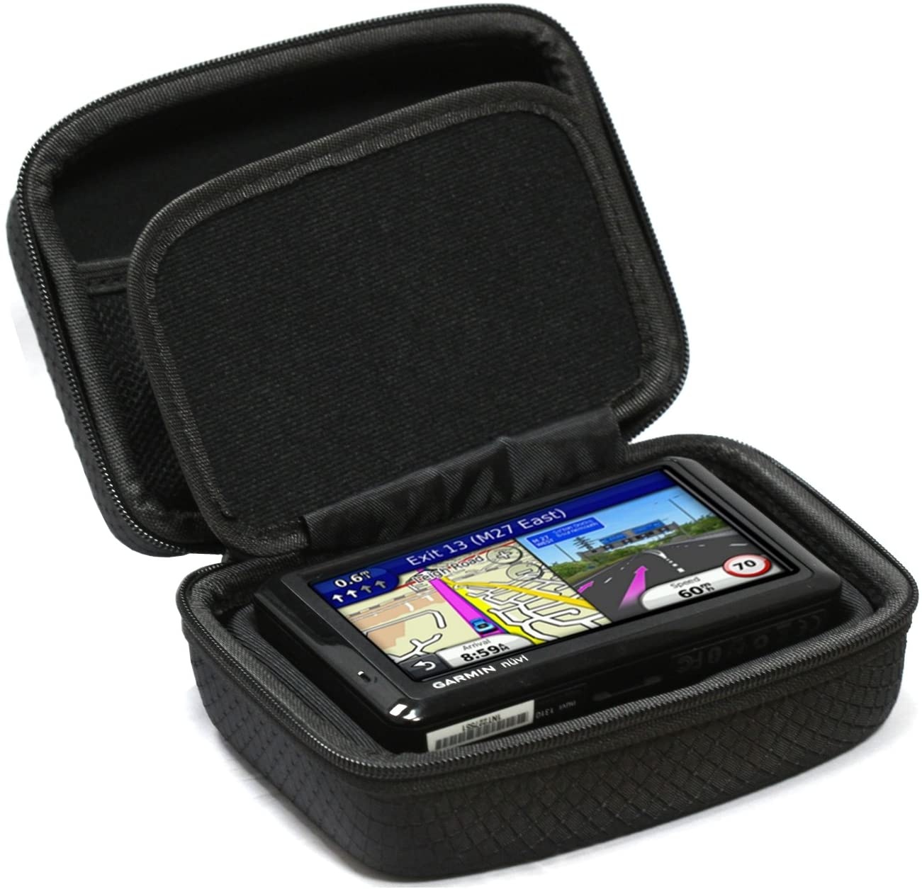 Navitech Black GPS/Satellite Navigation Hard Carry Case Cover Compatible with The Garmin DriveSmart 61 LMT-S